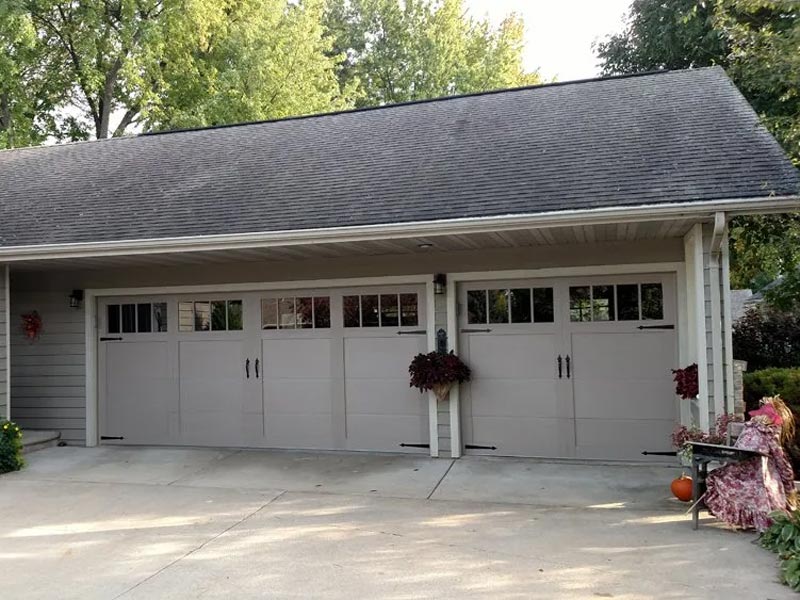 three car garage